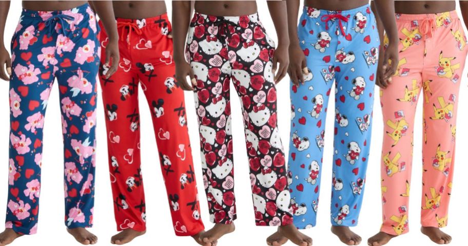 Walmart Men's Valentine Pajama Pants