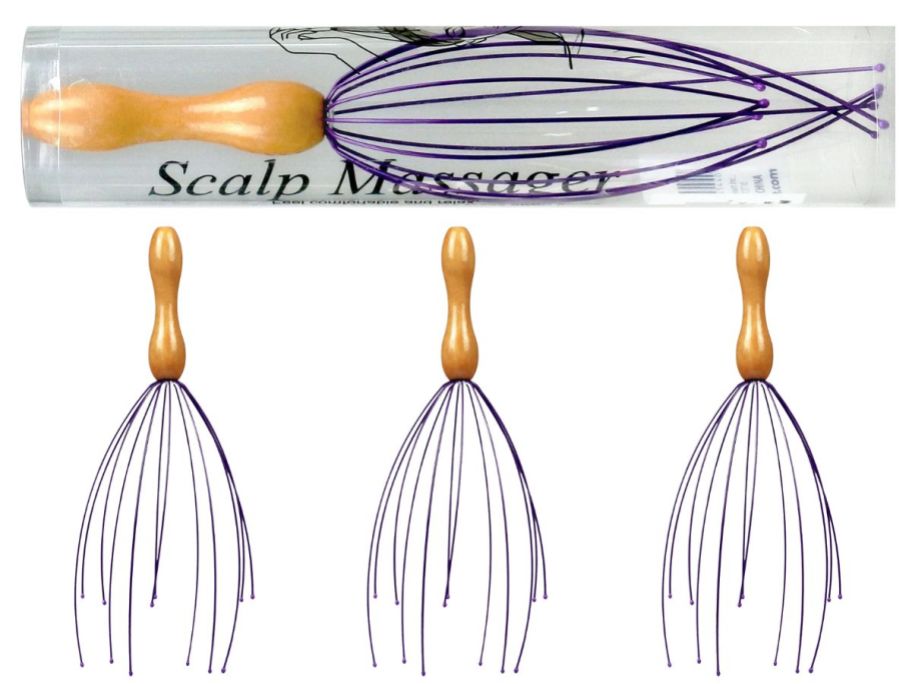 Scalp Massager in Purple