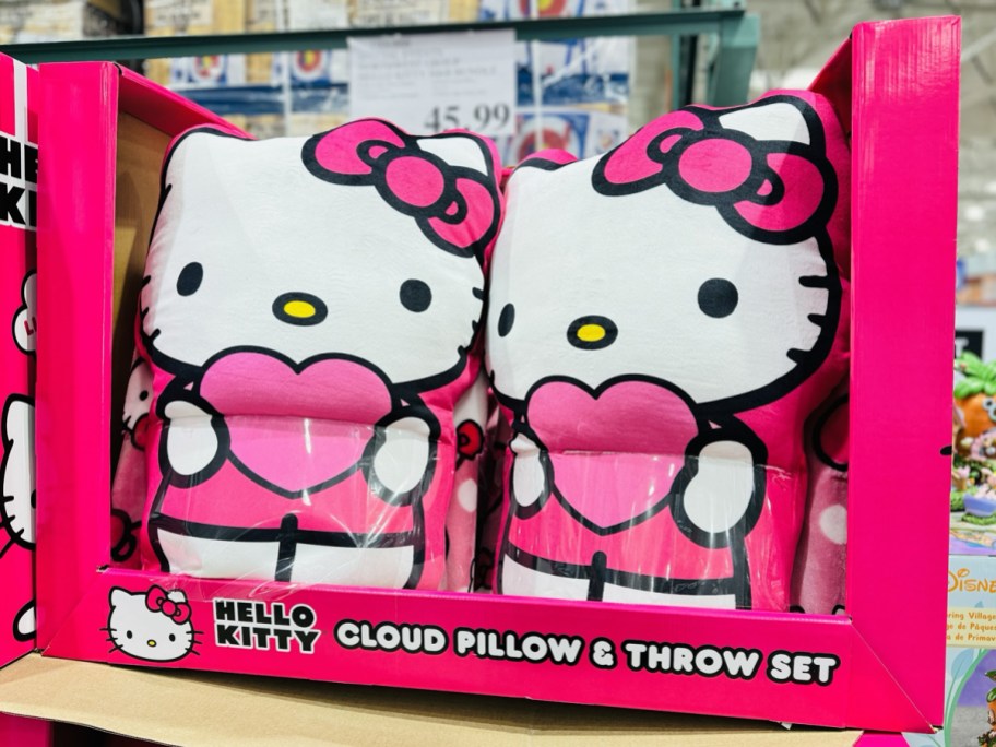 Hello Kitty Cloud Pillow & Throw Set