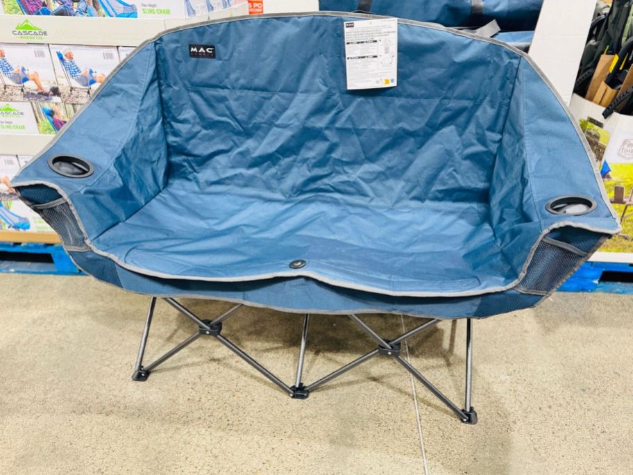 A blue Mac Large Camping Chair