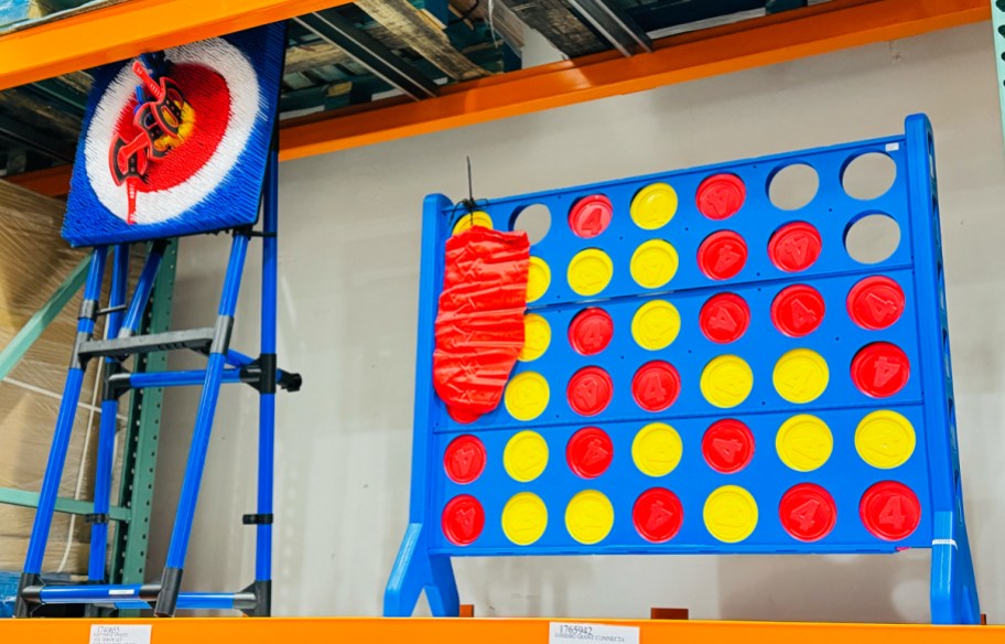 Eastpoint Sports Axe Throw Set and Hasbro Connect 4 Giant Edition