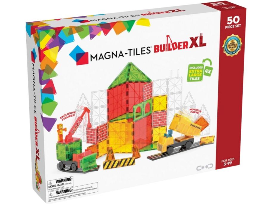 magna tiles builder set stock image