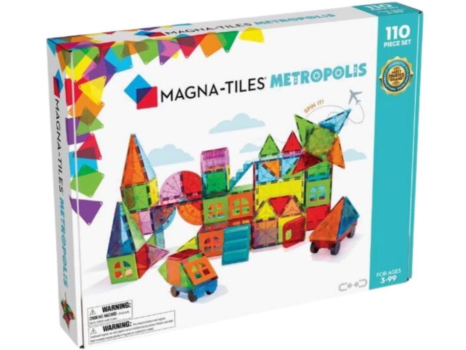 magna tiles metropolis set stock image