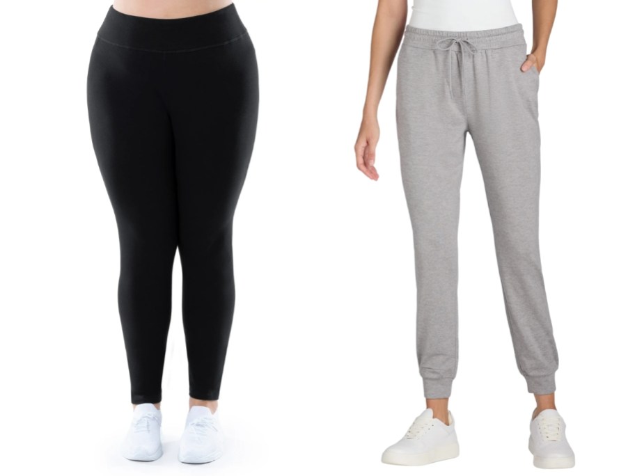 athletic works women's plus leggings and joggers