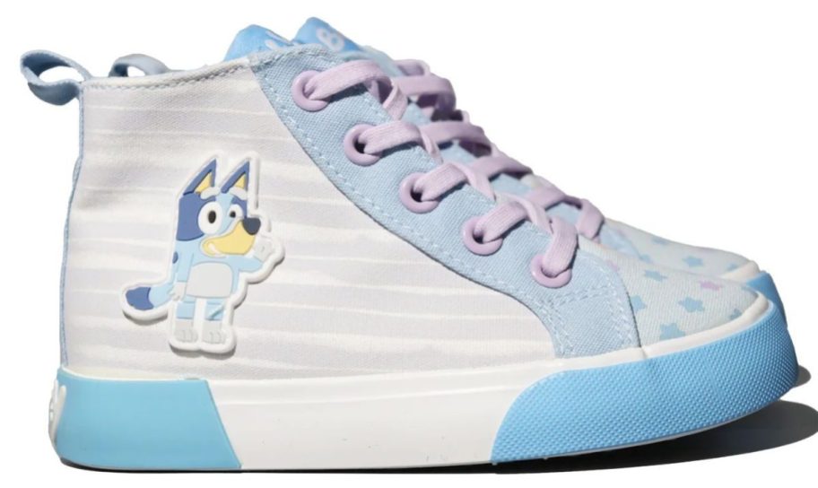 Bluey Toddler Girl Athletic High Top Shoes stock image