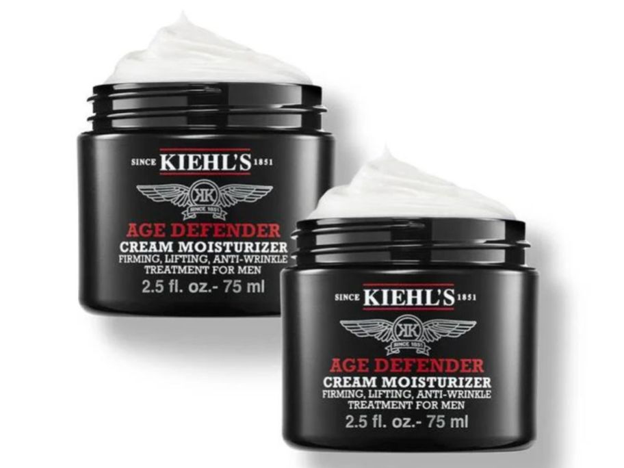 Kiehl's Age Defender Cream Moisturizer 75ml Duo stock image