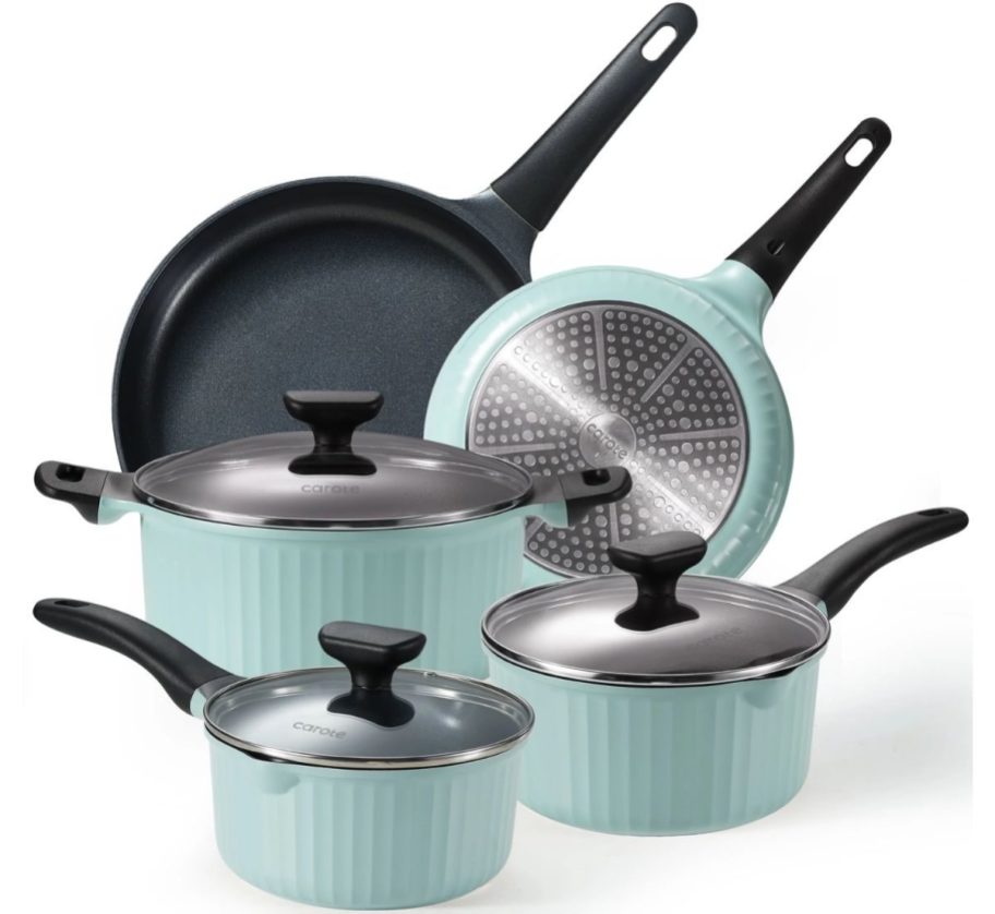 carote 8 piece cookware set