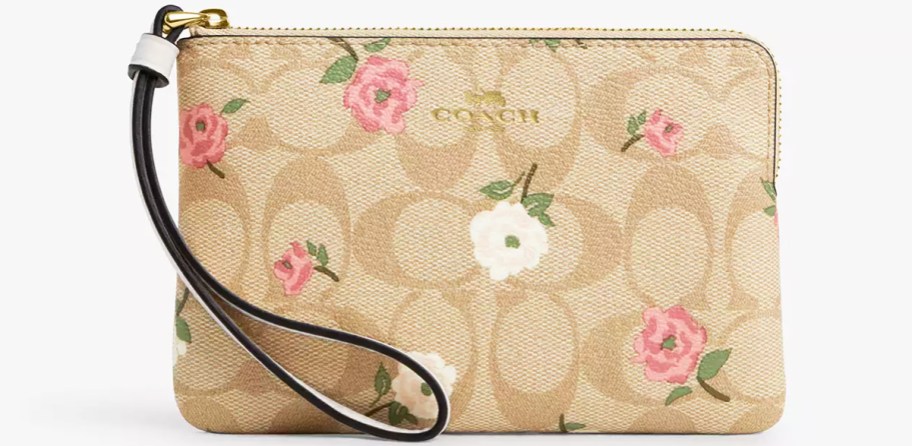 floral print coach wristlet