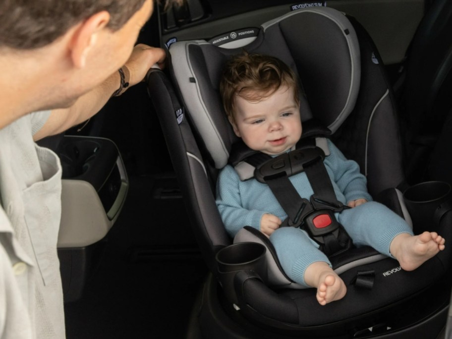 Evenflo Revolve360 Slim 2-in-1 Rotational Car Seat