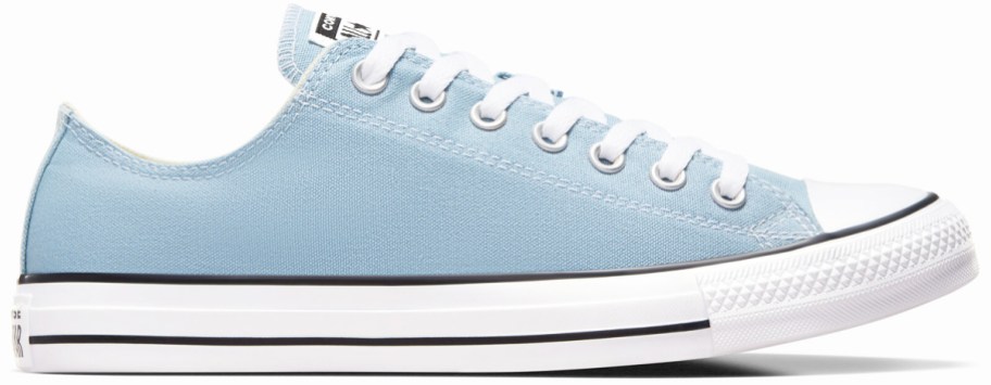 light blue low top converse sneaker