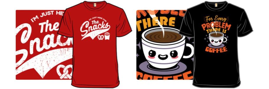 2 woot graphic tees