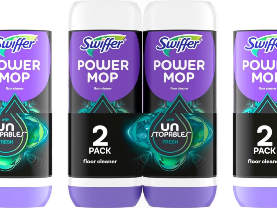 Swiffer PowerMop Floor Cleaning Solution 2-Pack - Unstopables stock image