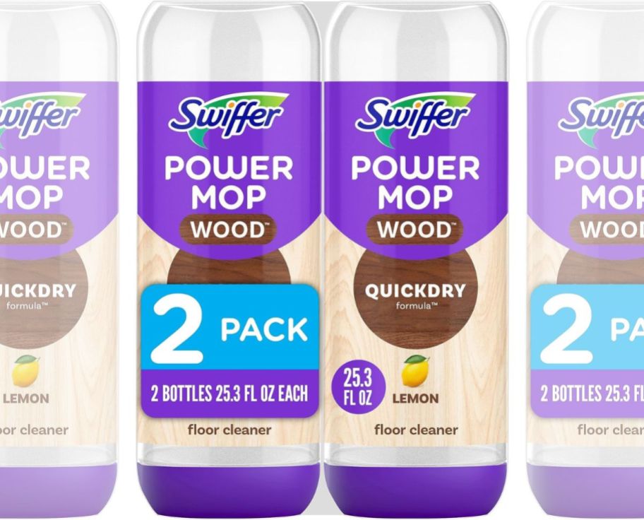 swiffer power mop refill pack for wood floors