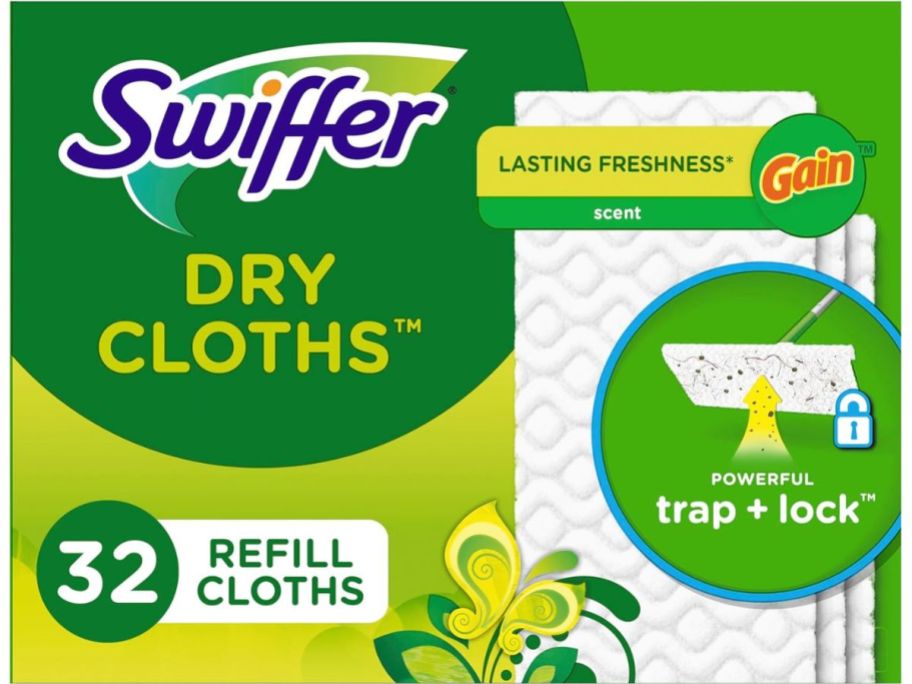 Swiffer Sweeper Dry Sweeping Cloths 32-Count - Gain stock image