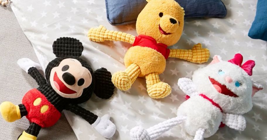 Mickey, Pooh and Marie Blissful Buddies Fidget Plush