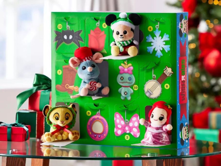 A Disney Parks Wishables Plush Holiday Countdown Calendar