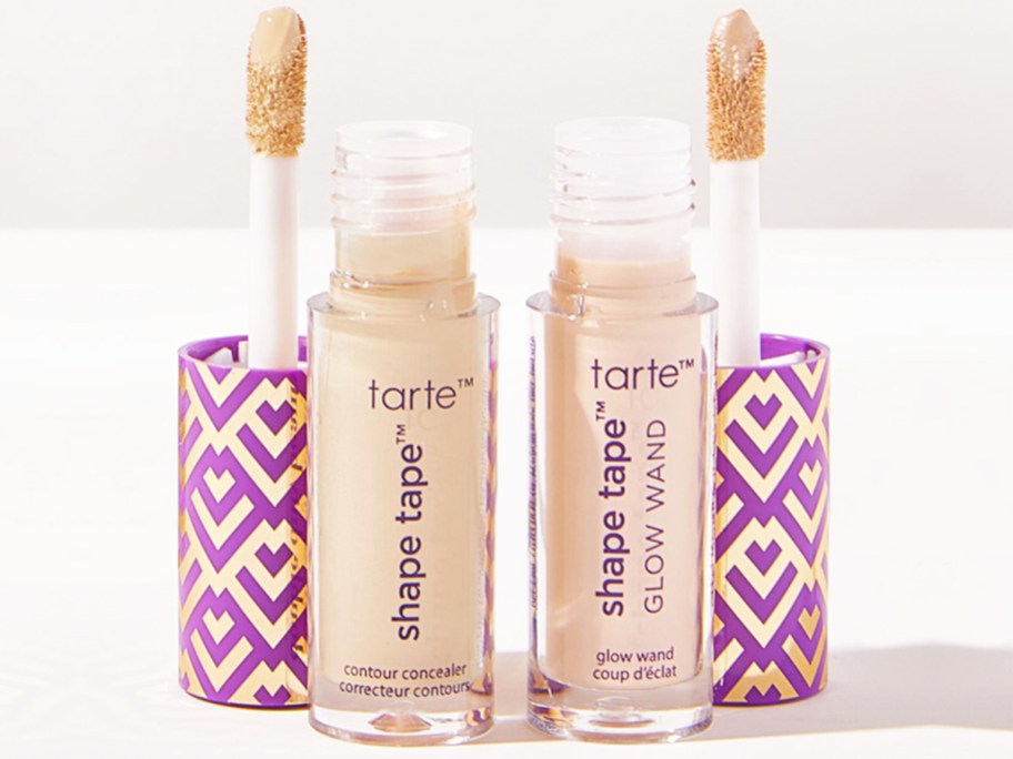 two small opened tubes of Tarte Shape Tape