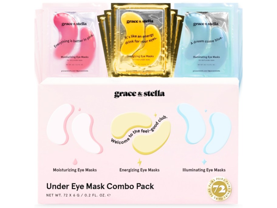 combo pack of of Grace & Stella Under Eye Masks