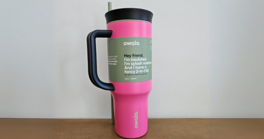 Owala 40oz Tumbler in Watermelon Breeze