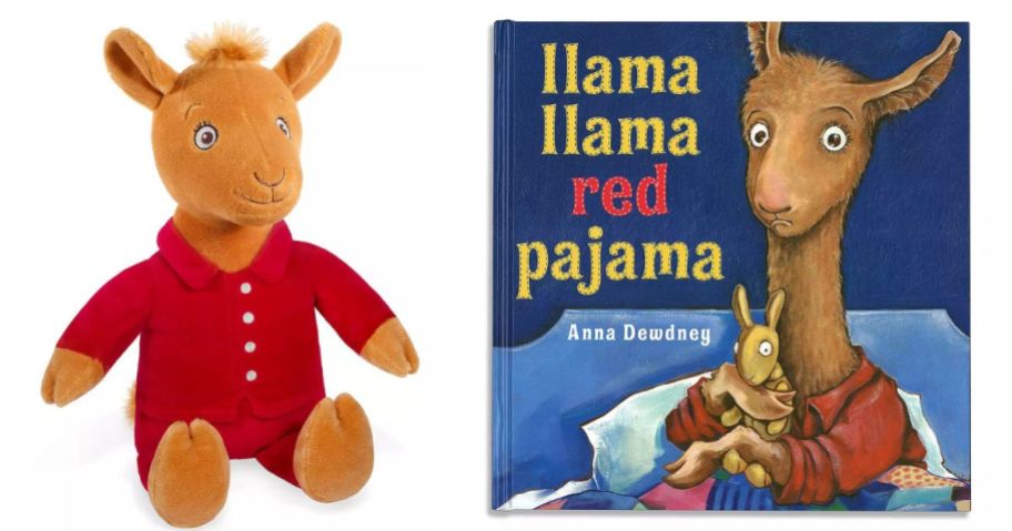 Kohl's Cares Llama Llama Red Pajama Soft Plush and book stock images