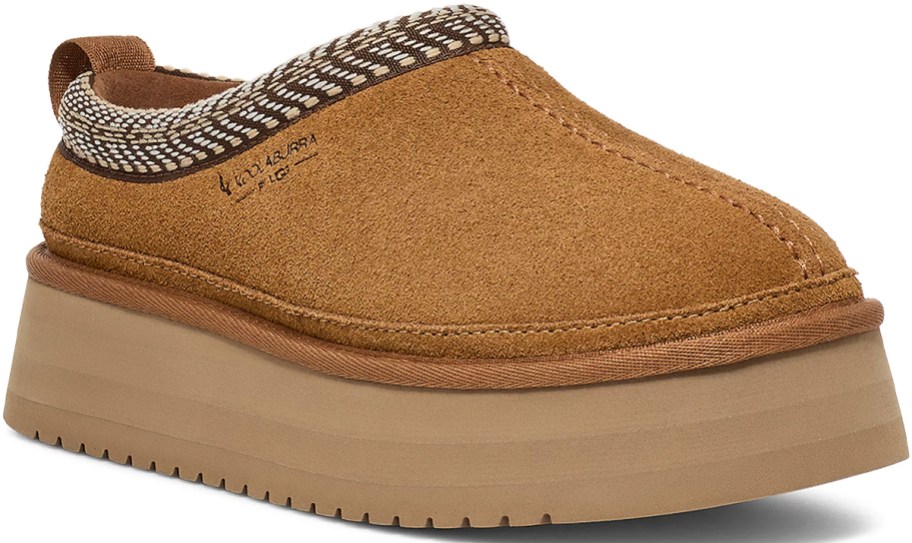 brown ugg platform slipper 