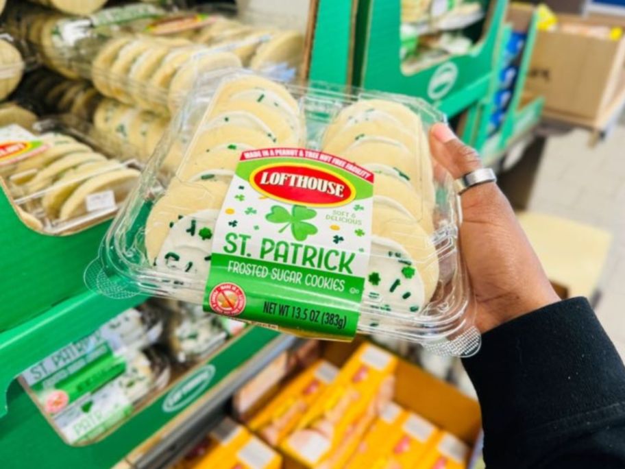 Aldi Lofthouse St. Pat's Frosted Sugar Cookies