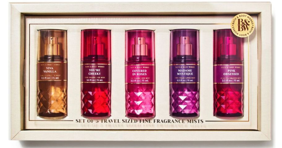 Bath & Body Works 5-piece Everyday Luxuries Mini Sprays 5-piece Gift Set