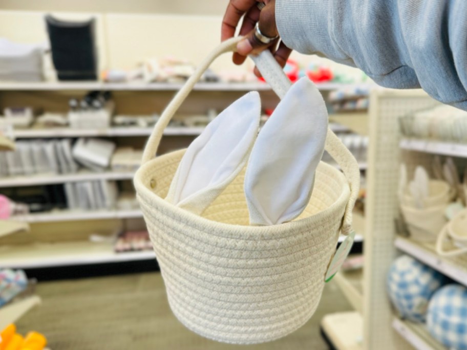 Bunny Decorative Basket-2