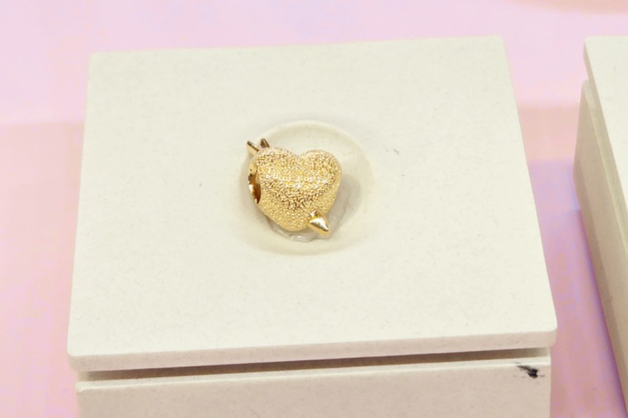 gold heart charm