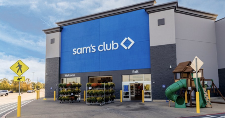 sams club store front entrance