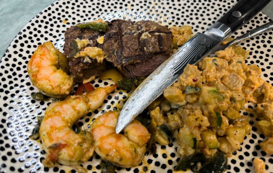 factor filet mignon and shrimp