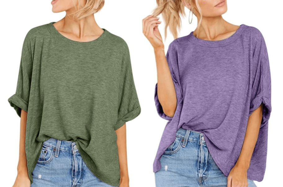 Oversized Tees at Amazon