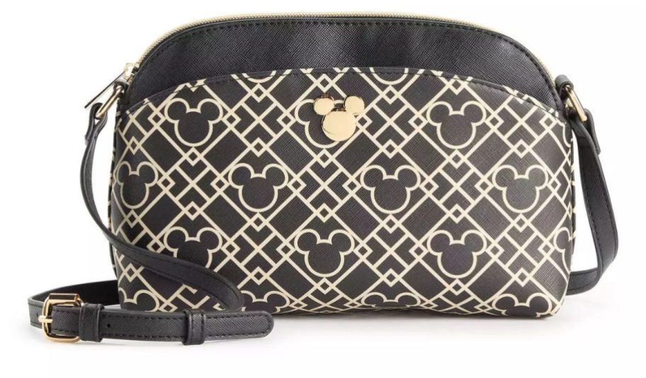 Disney's Mickey Mouse Foil Print Crossbody Handbag stock image