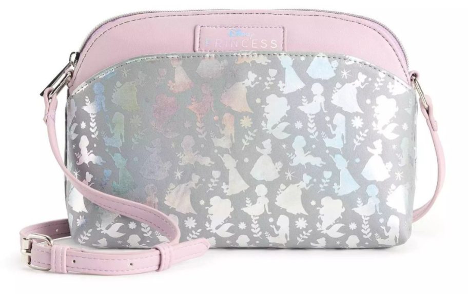 Disney Princess Iridescent Holographic Foil Crossbody Bag stock image