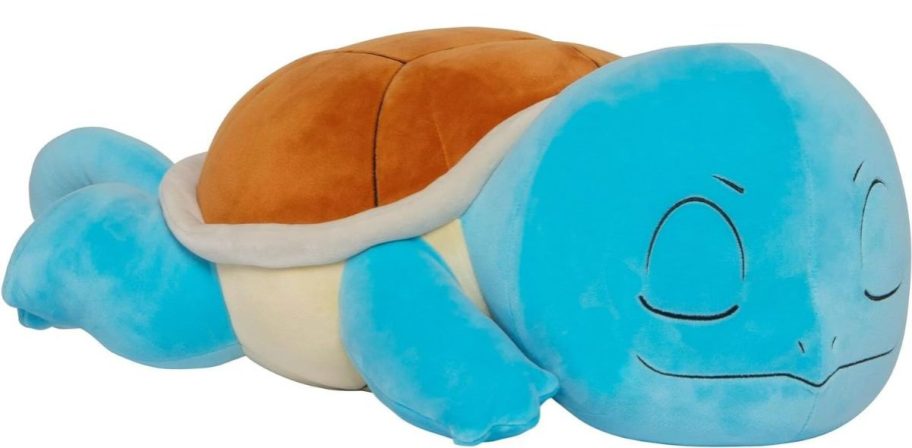 Pokemon Squirtle Sleeping Plush stock image