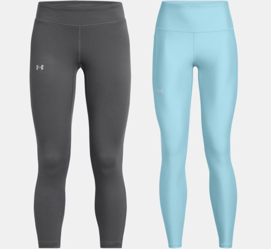 girls and womens under armour leggings