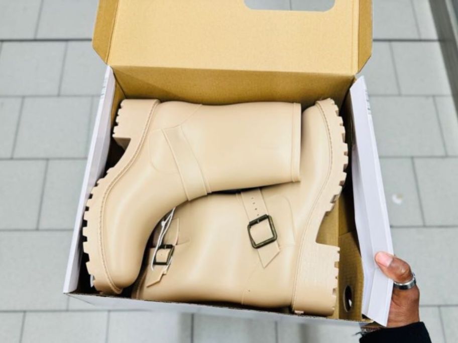 Aldi Cream Colored Boots