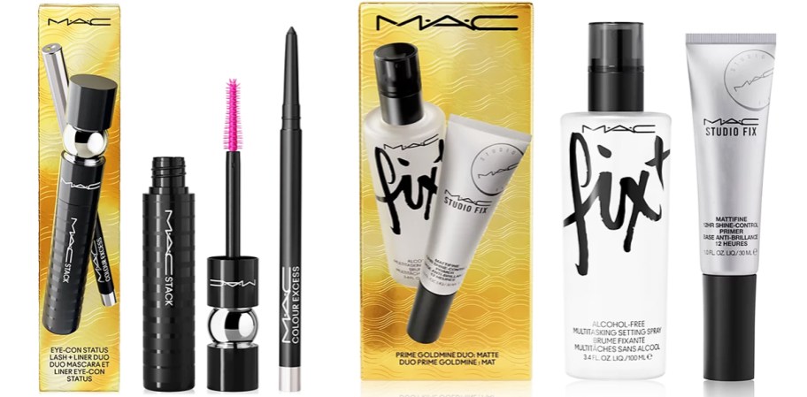 two MAC beauty gift sets