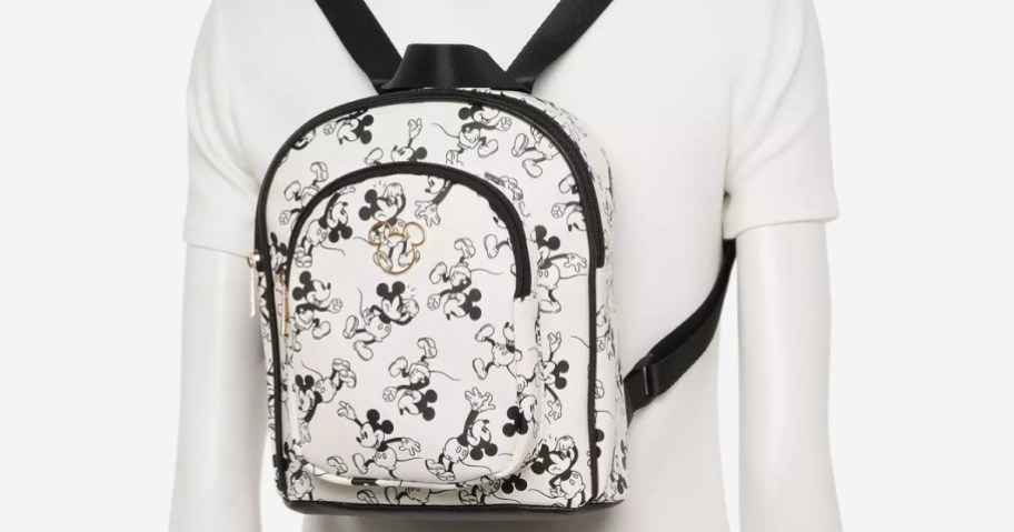 disney mickey mini backpack on mannequin