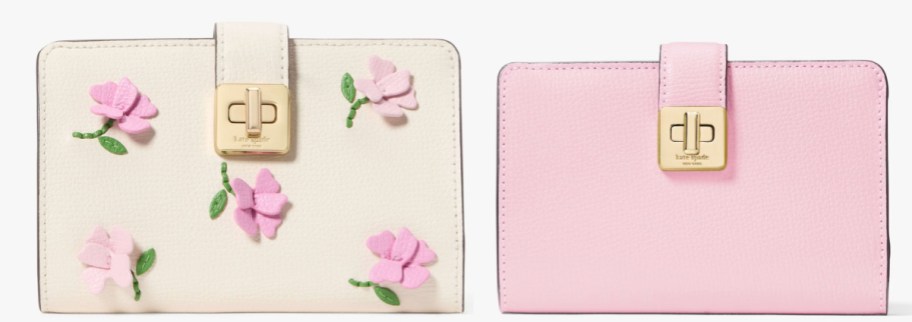 Kate Spade Wallets in floral and. pink