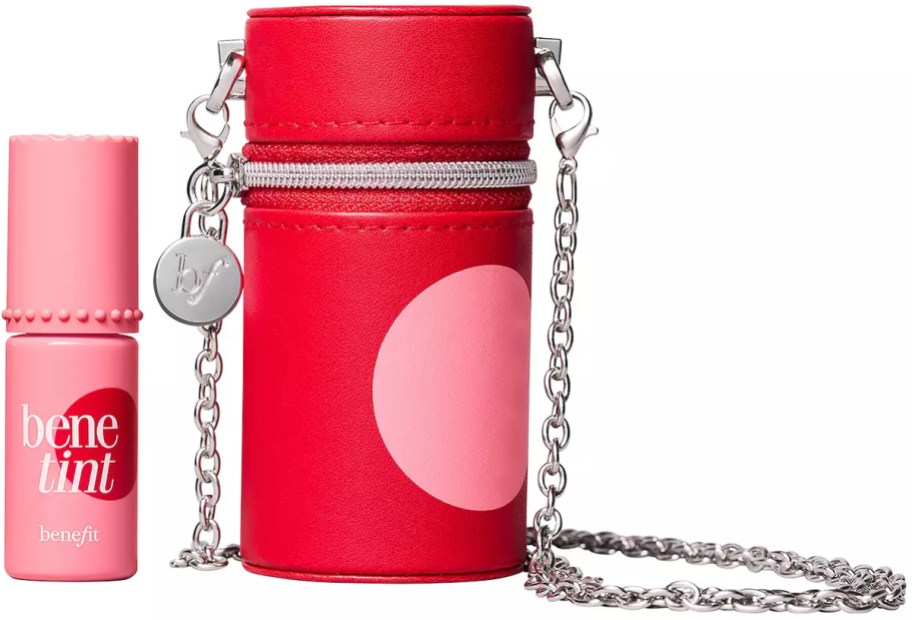 Benefit Cosmetics Benetint Limited-Edition Liquid Lip + Cheek Blush Stain with Wearable Carry Case