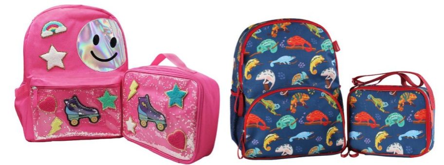 Office Depot Backpack & Lunch Box Sets stock images