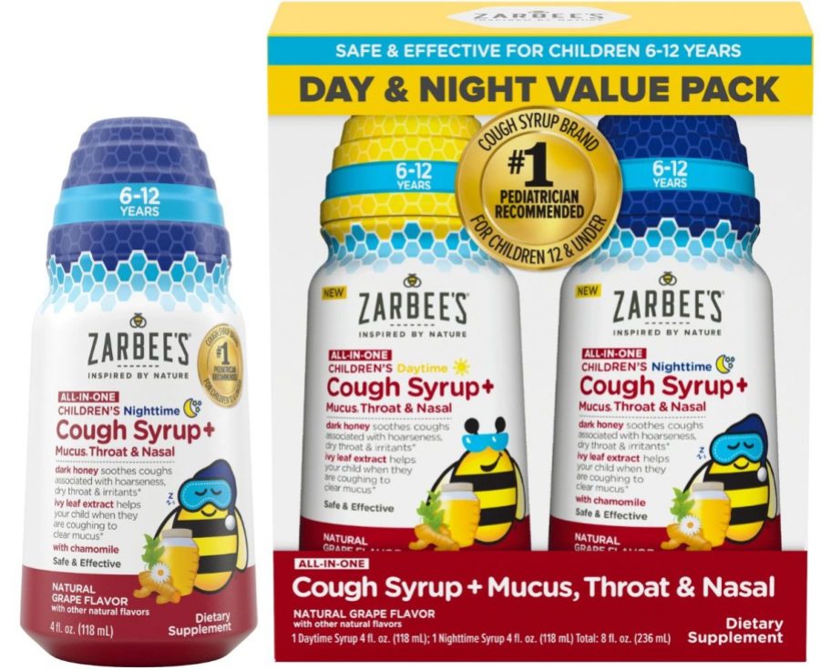 zarbees cough liquids stock images