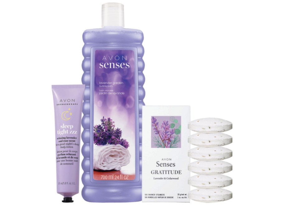 Avon Lavender Aromatherapy Bath & Shower Set