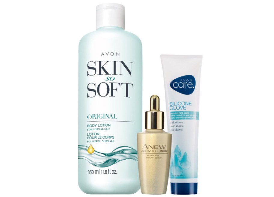 Avon Moisturizing Face, Hand and Body Set