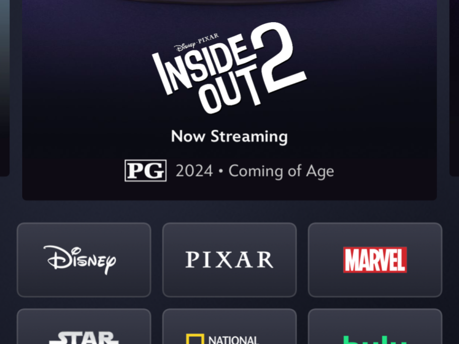 Inside Out 2 Now Streaming at Disney+