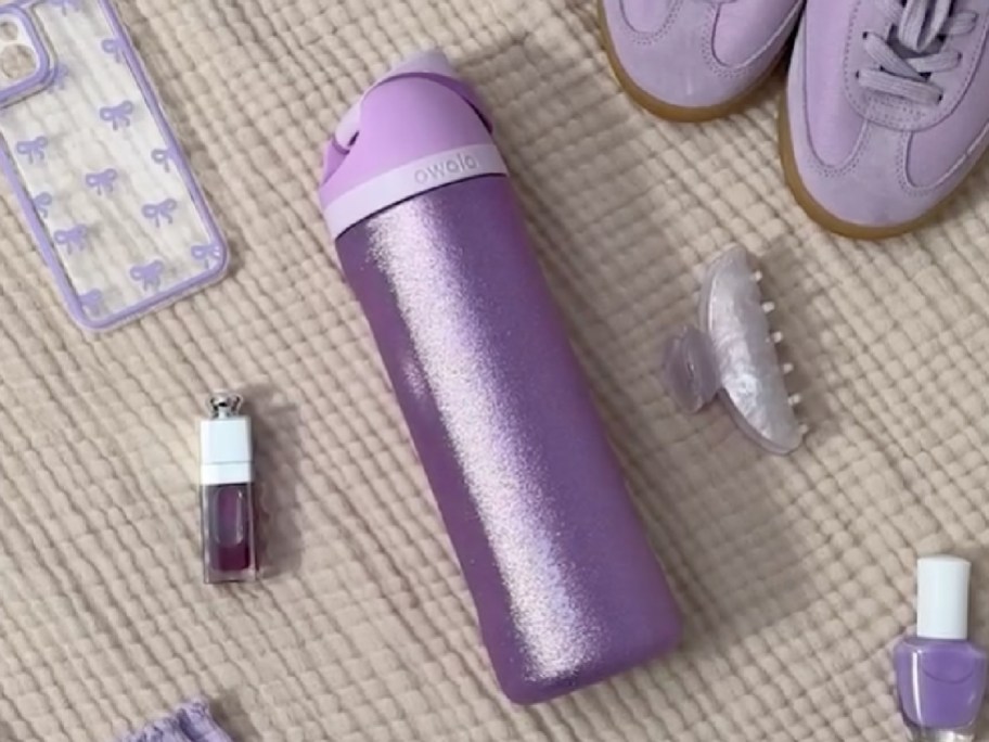 purple owala water bottle