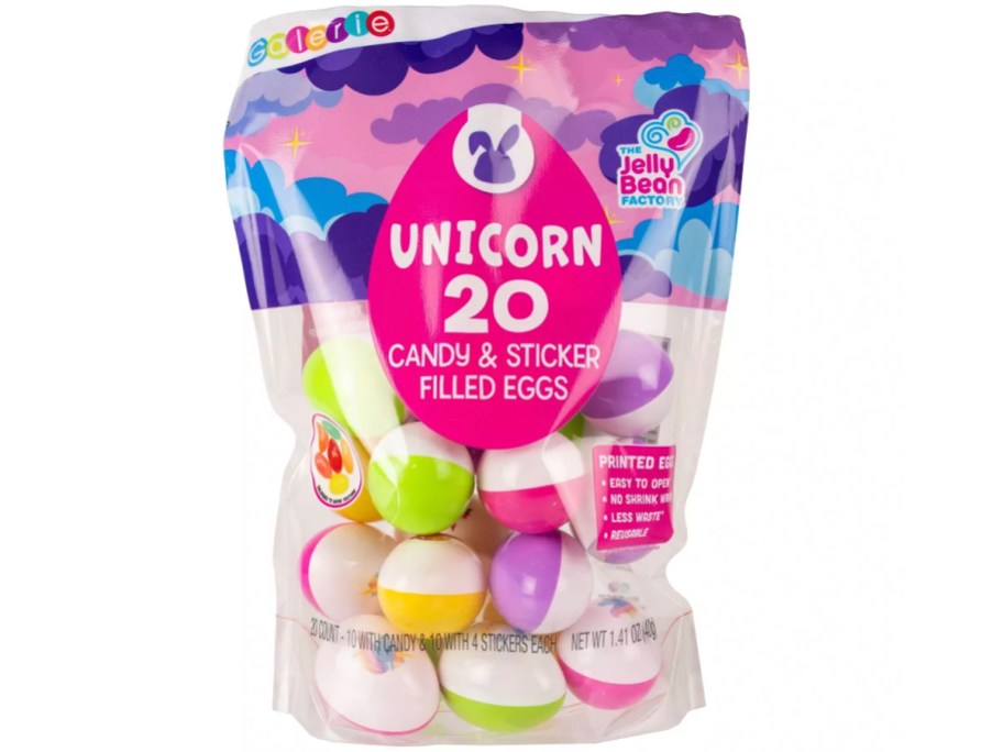 unicorn easter eggs bag 