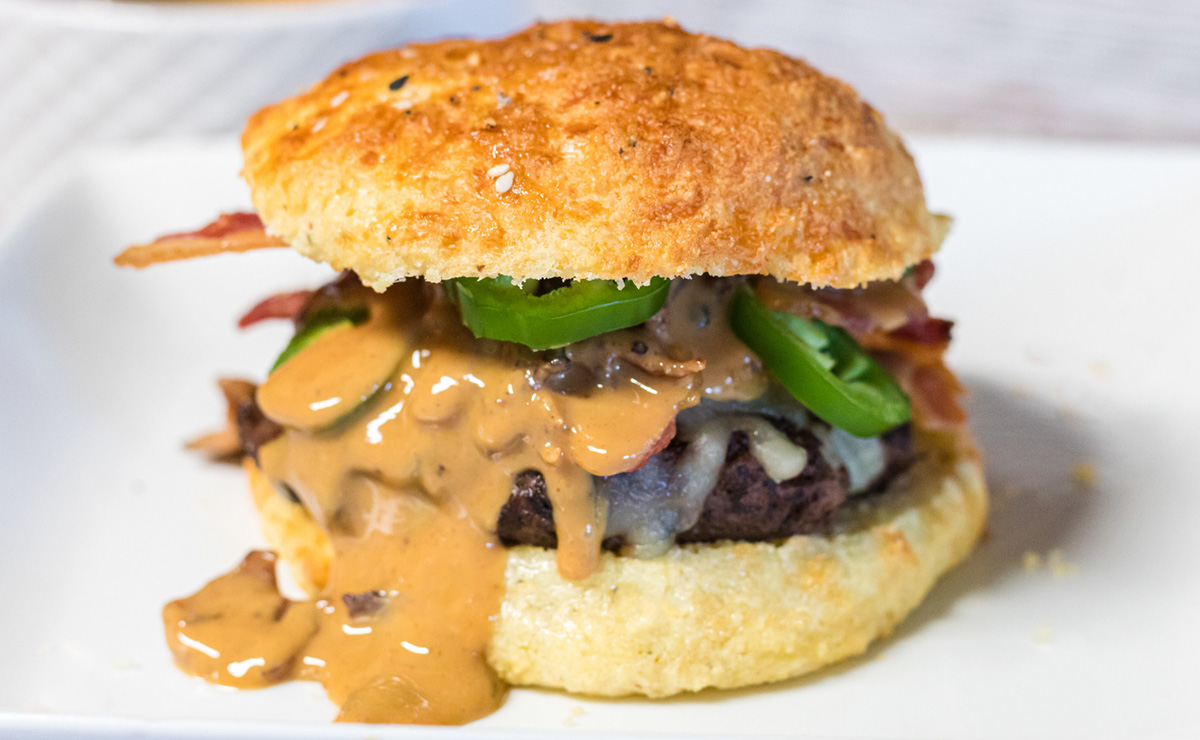 Peanut Butter Bacon Burger