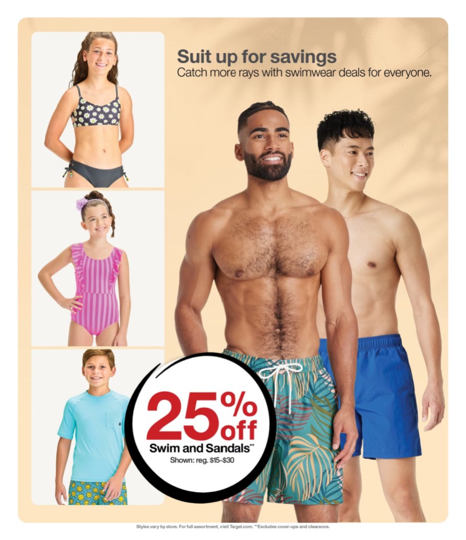 page from Target ad